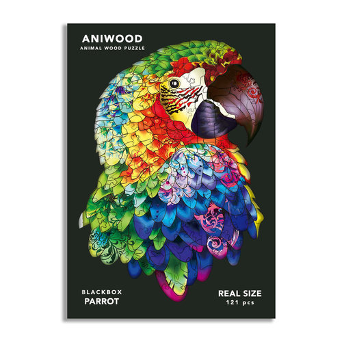 Aniwood Aniwood puzzel papegaai medium