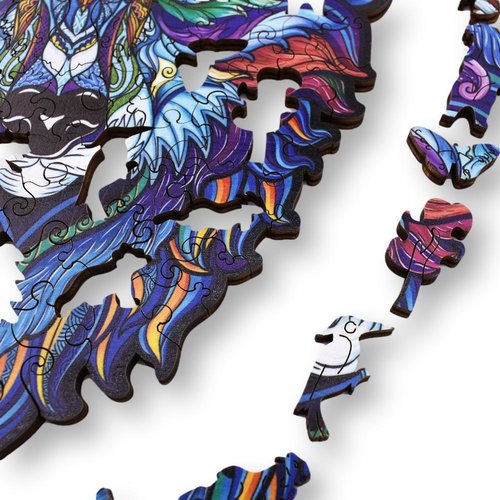 Aniwood Aniwood puzzle wolf medium