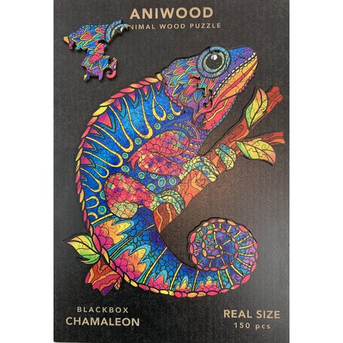 Aniwood Aniwood puzzel kameleon medium
