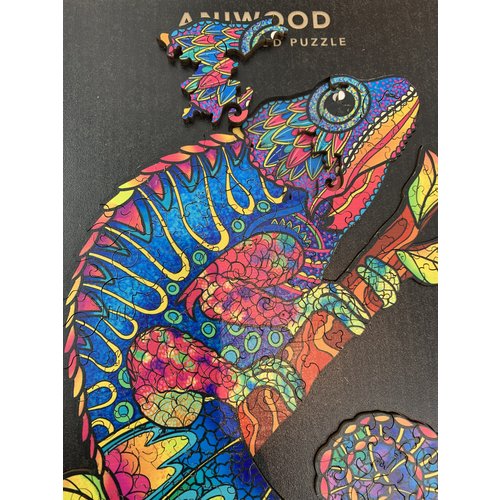 Aniwood Aniwood puzzle chameleon medium