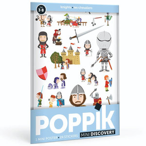 Poppik stickerposter mini Ridder Poppik stickerposter mini Ridder