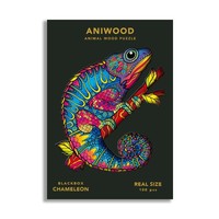 Aniwood puzzel kameleon small