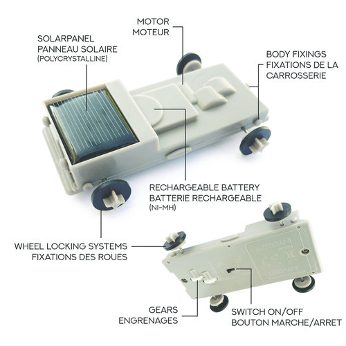 Litogami zonne-energie bouwpakketten Autogami - Bus DIY op zonne-energie