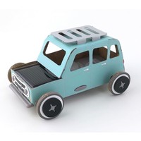 Bouwpakket Autogami Renault 4L blauw