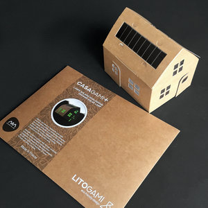Litogami zonne-energie bouwpakketten Litogami Casagami Plus kraft