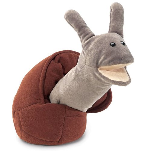 Folkmanis handpoppen en poppenkastpoppen Folkmanis handpop slak Folkmanis handpoppen en poppenkastpoppen Folkmanis handpop slak