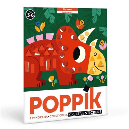 Poppik Stickerpanorama - Dinosaurus