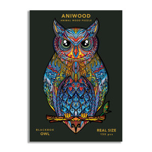 Aniwood Puzzel Uil medium