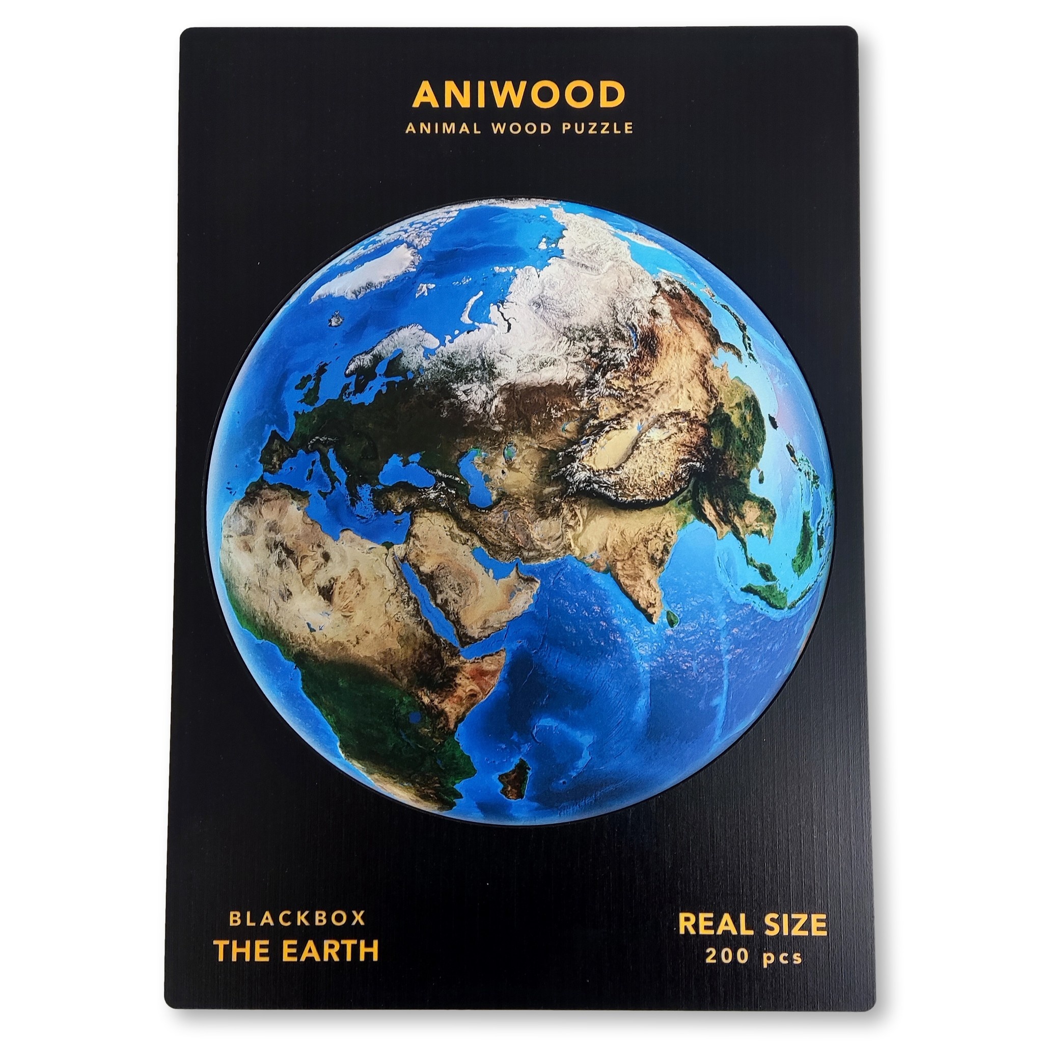 Aniwood | Vormenpuzzel Aarde 200 | - OpzijnPlek spelend duurzaam opgroeien