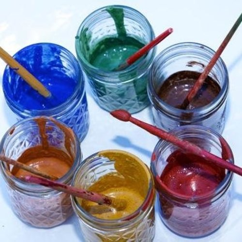 Natural Earth Paint natuurlijke kinderverf en kunstverf Bulk verpakking voor 4 liter ecologische verf rood