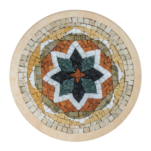 Neptune Mosaic Mosaicbox mozaiek Mandala 7 met lijst 20 cm