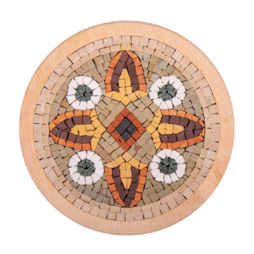 Neptune Mosaic Mosaicbox mozaiek Mandala 14 met lijst 20 cm