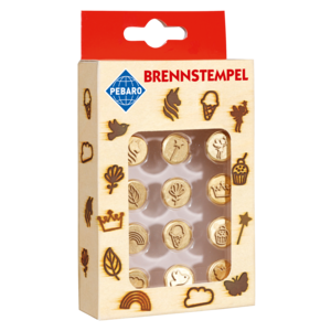Pebaro Houtbrandstempels cupcake en sprookjesfiguren
