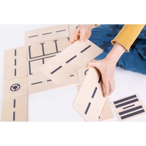 Just Blocks Just Roads houten wegdelen