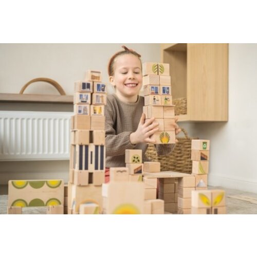 Just Blocks Just Blocks Schoolset medium 148 stuks