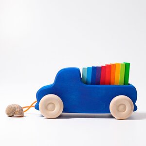Grimm's Grimms trekauto met blokjes