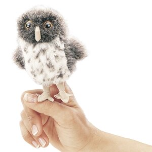 Folkmanis handpoppen en poppenkastpoppen Vingerpop gevlekte uil