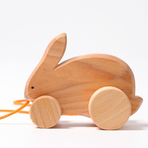 Grimms Grimms houten trekdier konijn - Rabbit Hans
