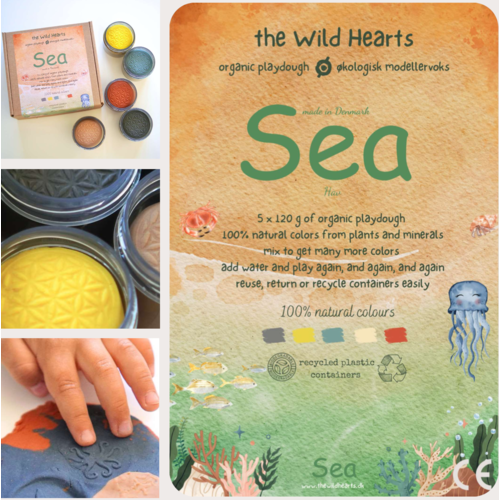 The Wild Hearts Biologische klei - set Sea