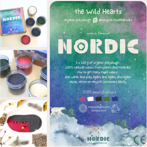 The Wild Hearts The Wild Hearts Biologische klei - set 'Nordic'