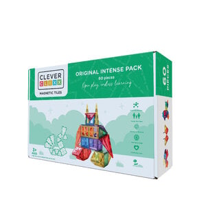 Cleverclixx Magnetische tegels Magnetische bouwset intense 60-delig Cleverclixx Magnetische tegels Magnetische bouwset intense 60-delig