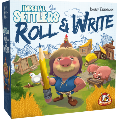 White Goblin Games spellen Imperial Settlers: Roll & Write