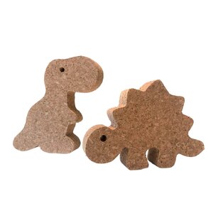 KORXX kurk blokken Dino set 1 van kurk