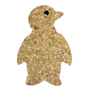 KORXX kurk blokken Pinguïn van kurk voor in bad KORXX kurk blokken Pinguïn van kurk voor in bad