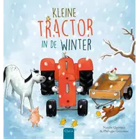 Kleine Tractor in de winter