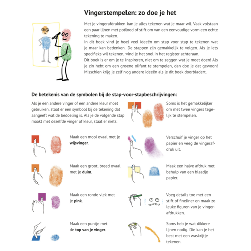 Ik kan 101 dingen tekenen met vingerverf, vanaf 6 jaar