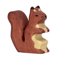 Holztiger Eekhoorn, bruin 6 cm