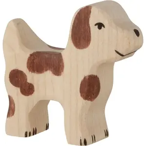 Holztiger Holztiger boerderijhond klein 6 cm Holztiger Holztiger boerderijhond klein 6 cm