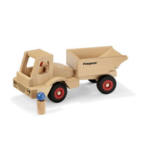 Houten kiepwagen