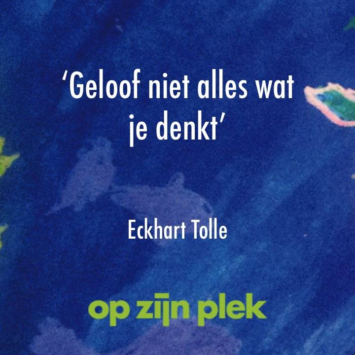 Overtuigingen de deur uit!