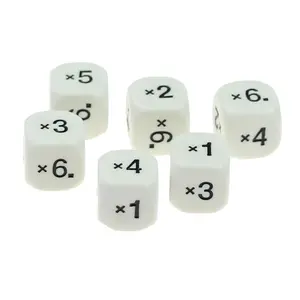 Koplow Games Dobbelstenen x 1 tot en met x 6 Koplow Games Dobbelstenen x 1 tot en met x 6