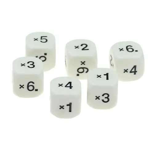Koplow Games Dobbelsteen keer (x) 1 tot en met keer (x)  6 - 10 stuks