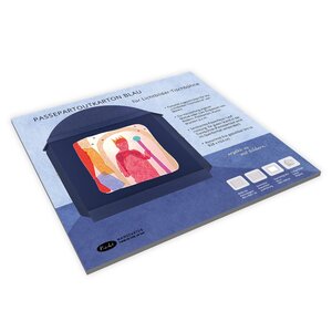 Seccorell tekenmateriaal Passe partout karton blauw