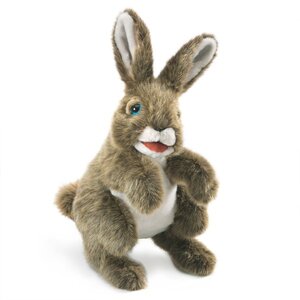 Folkmanis handpoppen en poppenkastpoppen Folkmanis handpop Haas