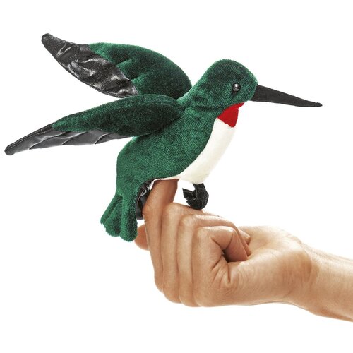 Folkmanis handpoppen en poppenkastpoppen Vingerpop kolibri