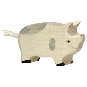 Holztiger Holztiger varken gevlekt 6,5 x 1,9 x 4 cm Holztiger Holztiger varken gevlekt 6,5 x 1,9 x 4 cm