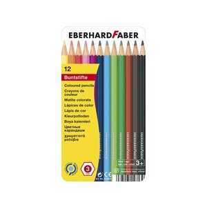 Faber Castell - Eberhard Faber Kleurpotloden Eberhard Faber Classic 12 stuks Faber Castell - Eberhard Faber Kleurpotloden Eberhard Faber Classic 12 stuks