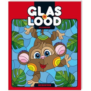 Imagebooks Kleurboek - glas in lood dierentuin