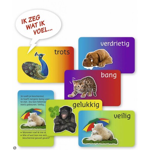 Briljant Uitgeverij - voorheen Dubbelzes  Lekker in je vel  spel - emotiekaarten in hardcover doosje