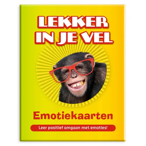 Briljant Uitgeverij - voorheen Dubbelzes  Lekker in je vel  spel - emotiekaarten in hardcover doosje