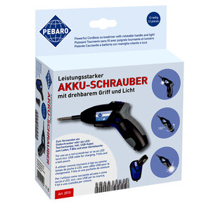Pebaro Accu-schroefboormachine met draaibare handgreep