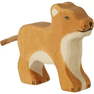Holztiger Holztiger leeuw klein staand 6 cm
