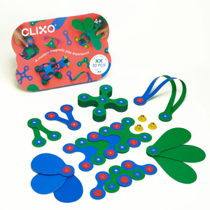 Clixo Clixo Crew blauw en groen 30 stuks