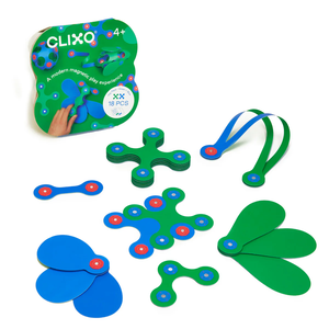 Clixo Clixo Itsy groen en blauw 18 stuks