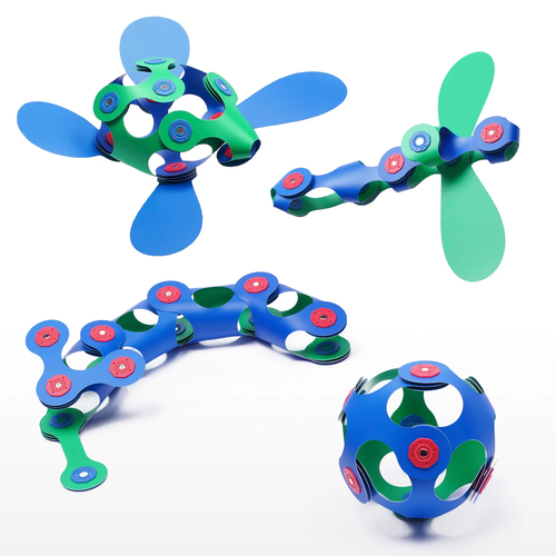 Clixo Clixo Itsy start - groen/blauw, 18 stuks Clixo Clixo Itsy start - groen/blauw, 18 stuks