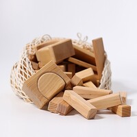 Grimms Geo blokken naturel